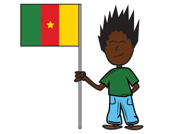 Прапор Камеруну — стоковий вектор