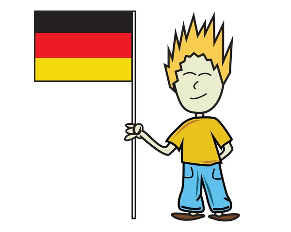 Flaga niemiecka — Wektor stockowy