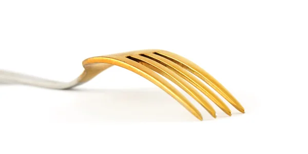 Gyllene gaffel — Stockfoto