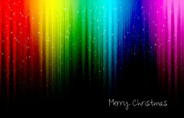 Colorato augurio di Natale — Foto Stock