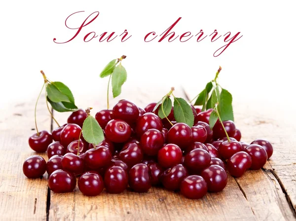 Sour cherries — Stock Photo, Image