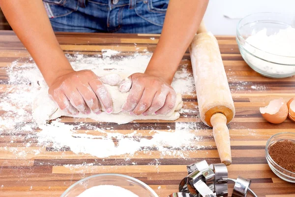 Homemade dough — Stock Photo, Image