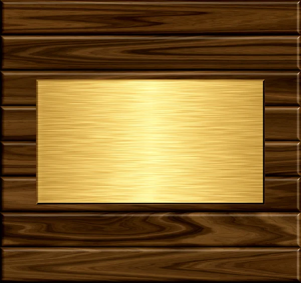 골드 금속 격판덮개 — 스톡 사진