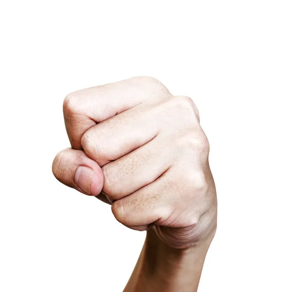 Punch fist isolated — Stock Photo, Image