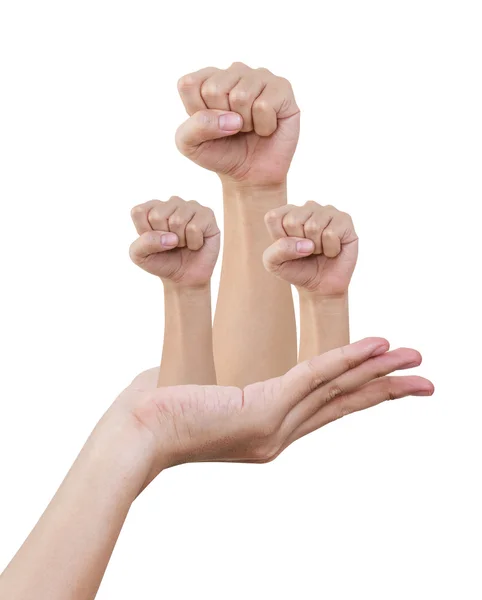 Hand för hand — Stockfoto