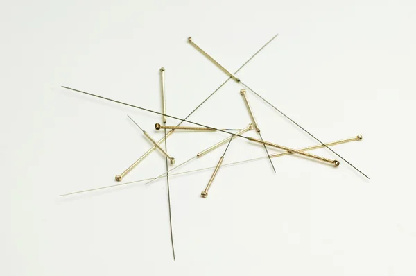 침술 바늘 — 스톡 사진