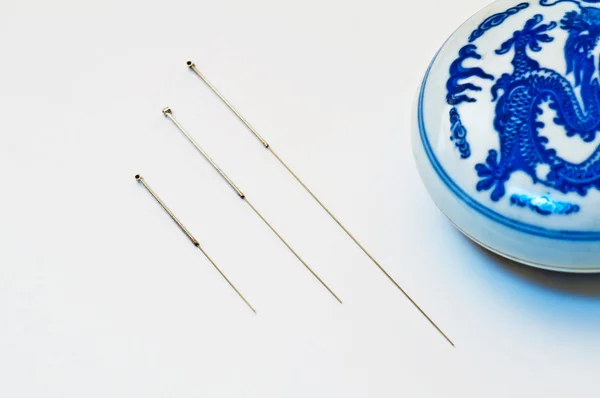 Acupunctuurnaalden — Stockfoto