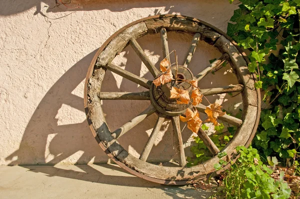 Old car wheel — Stock Photo, Image