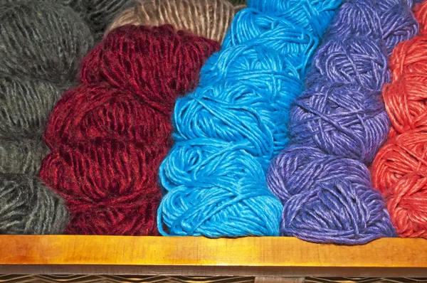 Wol in kleuren — Stockfoto