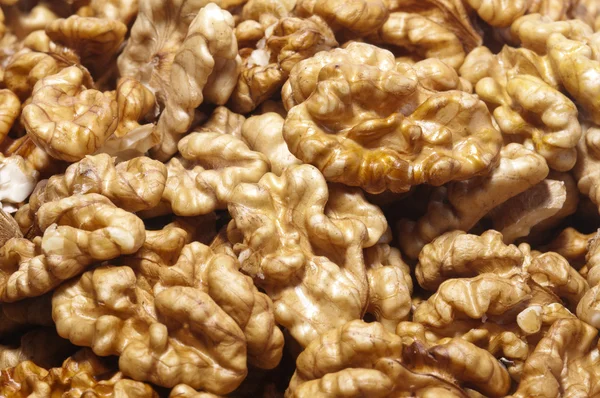 Cleaned grain walnut closeup — Stockfoto