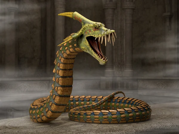 ドラゴン ヘビ — ストック写真
