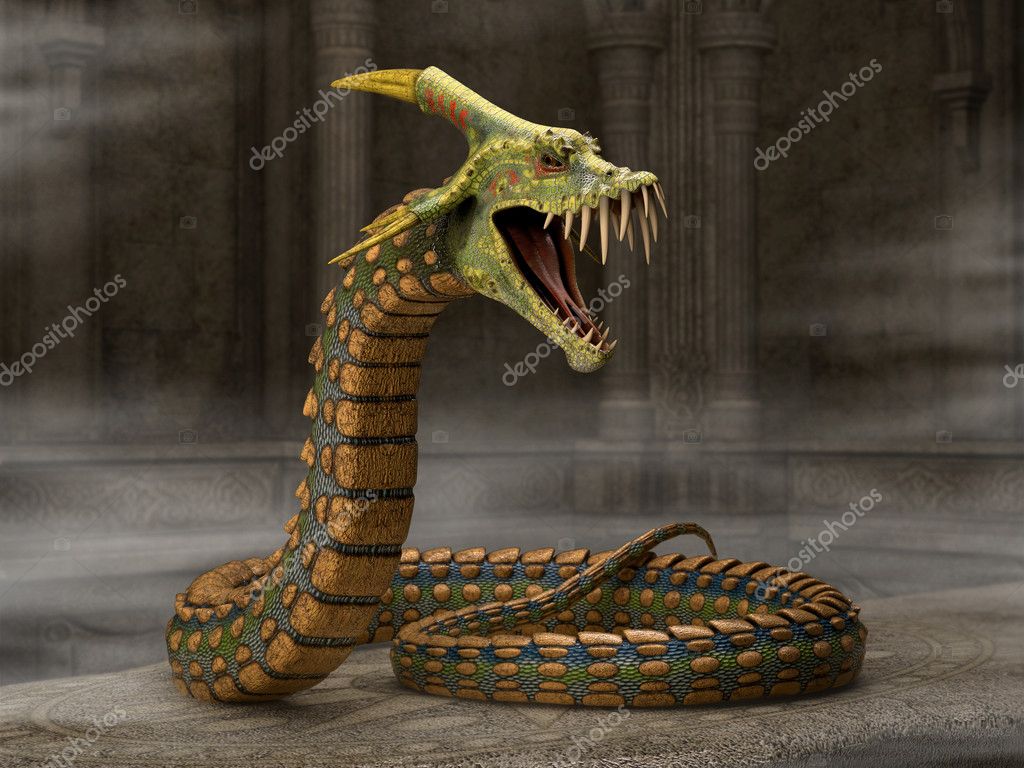 Dragon snake Stock Photo by ©papendesign 7382659