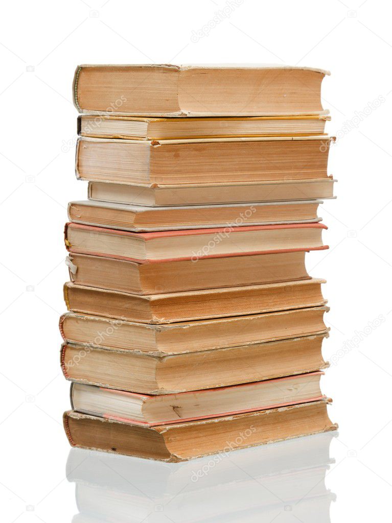 Stack of old books