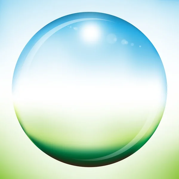 Sphère d'été vide — Image vectorielle