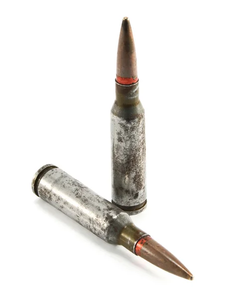 Assault rifle cartridges — Stock Photo, Image