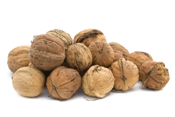 Vlašské ořechy haldy — Stock fotografie