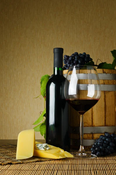 Vino e formaggio — Foto Stock