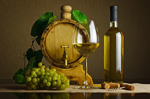 Witte wijn — Stockfoto