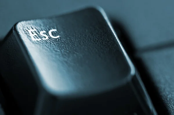 Esc ,key escape with arrow closeup — Stock Photo, Image