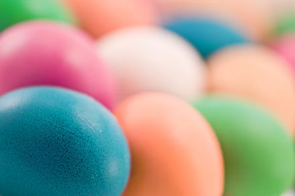 Easter background from colorful eggs — Stock Photo, Image