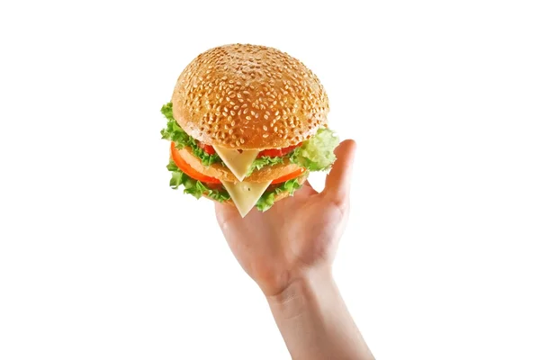 Чеесебургер — стокове фото
