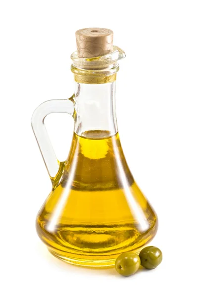 Olive oil bottle — Stock Photo, Image