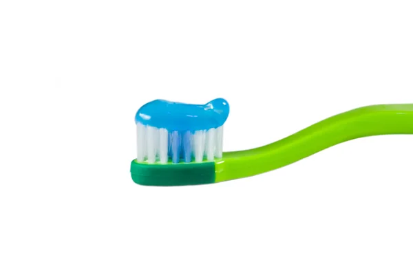 白で隔離される歯ブラシ — ストック写真