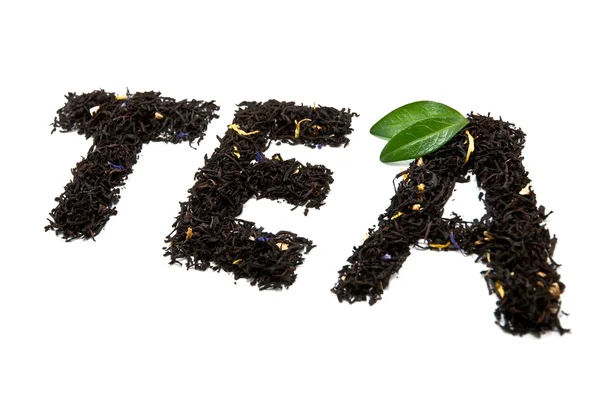 Tea szó — Stock Fotó