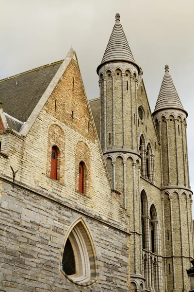 Igreja de Nossa Senhora Bruges Bélgica — Fotografia de Stock