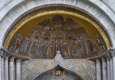 giriş mozaik Venedik St marks kilise