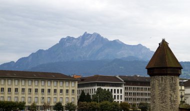 Luzern İsviçre mt. pilatus ile