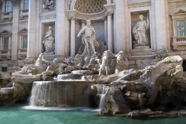Trevi Fountain Long Exposure — Stock Photo, Image