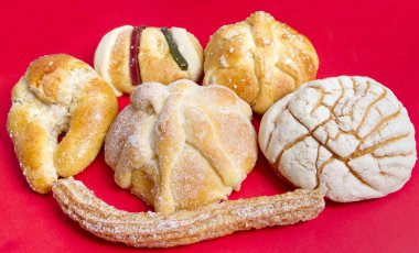 Mexican Traditional Sweet Bread clipart