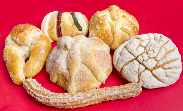 Mexická tradiční sladký chléb — Stock fotografie