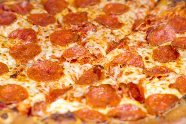 stock image Pepperoni Pizza Close Up