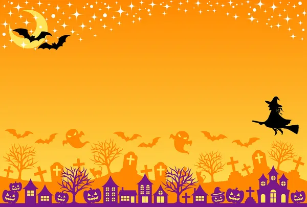 Halloween képeslap — Stock Fotó
