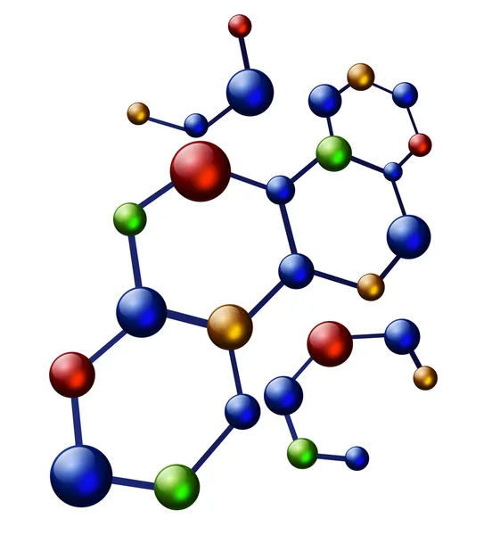 Molecola — Vettoriale Stock