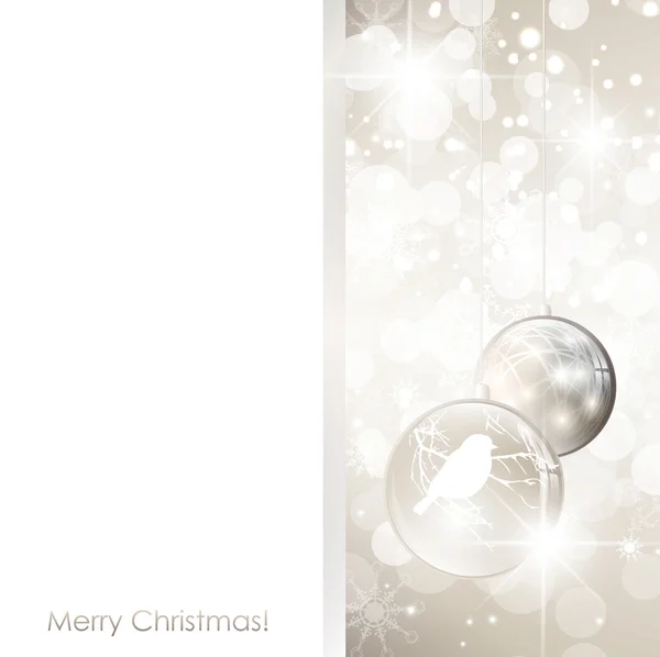 有球的圣诞框架 — 图库矢量图片
