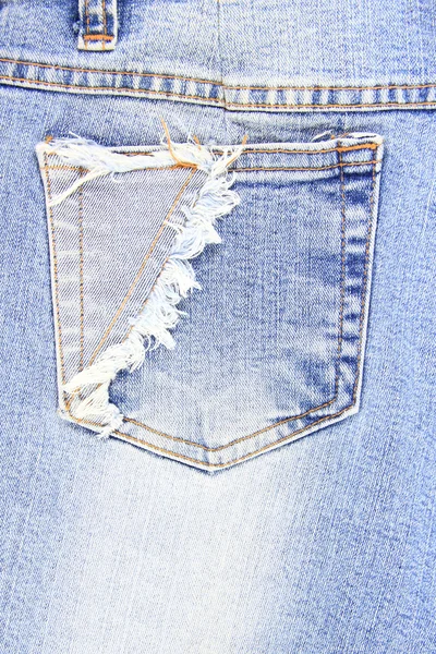 Jeans de bolso — Fotografia de Stock