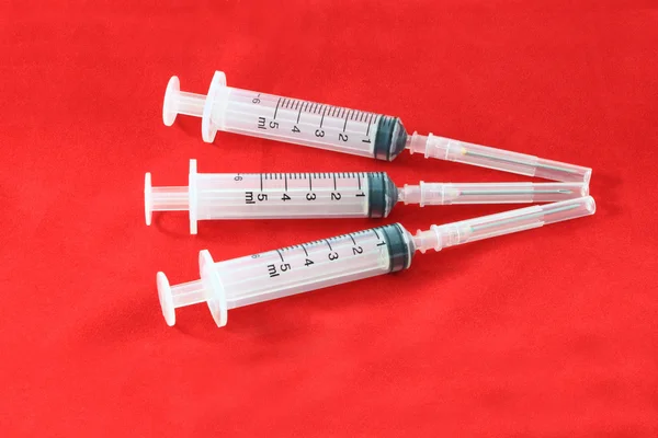 Hypodermic syringe — Stock Photo, Image