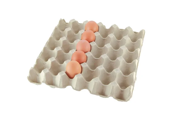 Huevos de una fila —  Fotos de Stock