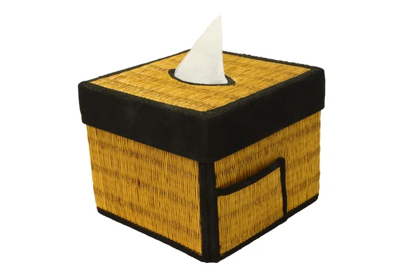 Bambus-Bastelpapier-Schachtel — Stockfoto
