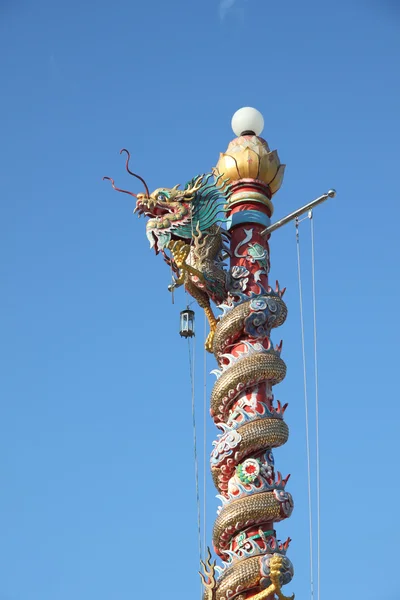 Dragon lamp pole — Stock Photo, Image
