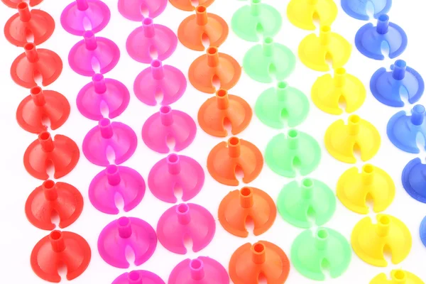 Korek z tworzyw sztucznych do wiązania balon bąbelek. — Zdjęcie stockowe