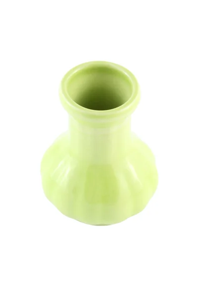 Světle zelená váza — Stock fotografie
