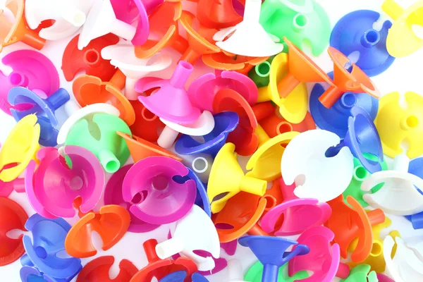 Pile of plastic stopper — Stock Photo, Image
