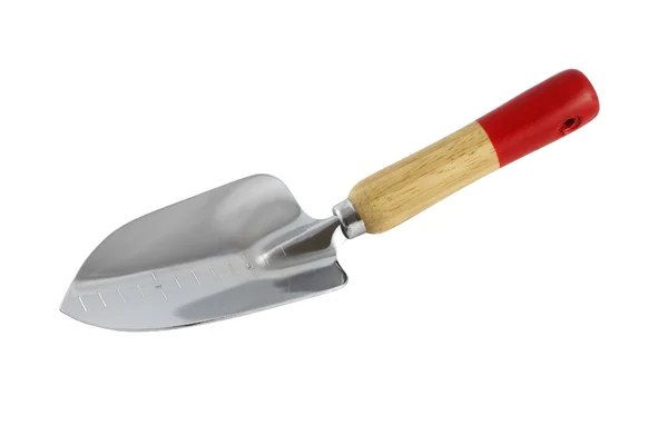 Wooden handle trowel Royalty Free Stock Images