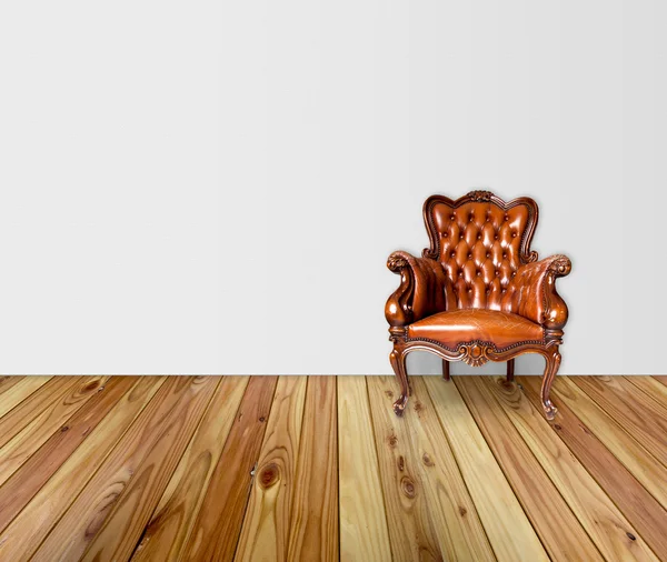 古典室内装饰和扶手椅 — 图库照片