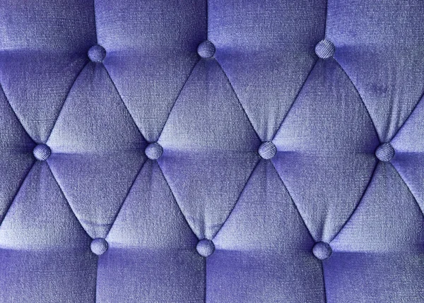 Текстура из голубой ткани старинный диван для фона — стоковое фото