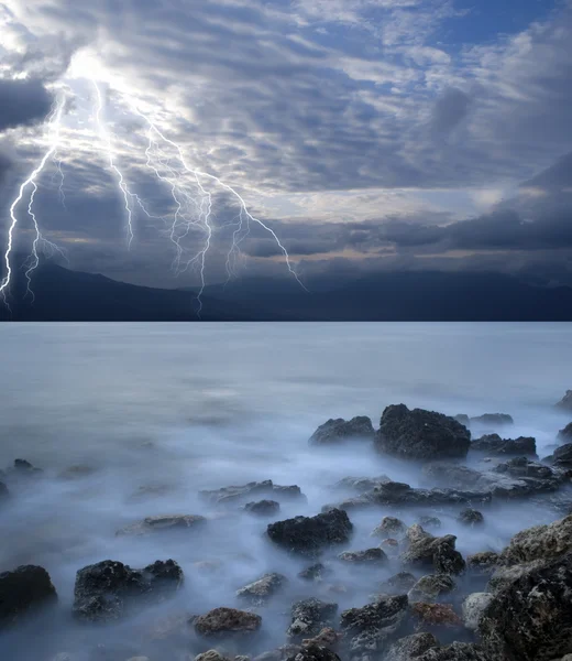 Storm op zee — Stockfoto